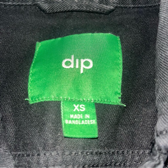 Black Cropped Jean Jacket - Picture 6 of 6